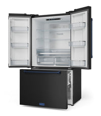 Gordon Ramsay Collection by Thor Kitchen 36" 20.3 Cu. Ft. Counter-Depth French-Door Refrigerator - RF3621CTD00-BLU|Réfrigérateur collection Gordon Ramsay de Thor Kitchen de 36 po et de 20,3 pi3 de profondeur comptoir à portes françaises - RF3621CTD00-BLU