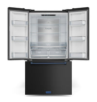Gordon Ramsay Collection by Thor Kitchen 36" 20.3 Cu. Ft. Counter-Depth French-Door Refrigerator - RF3621CTD00-BLU|Réfrigérateur collection Gordon Ramsay de Thor Kitchen de 36 po et de 20,3 pi3 de profondeur comptoir à portes françaises - RF3621CTD00-BLU