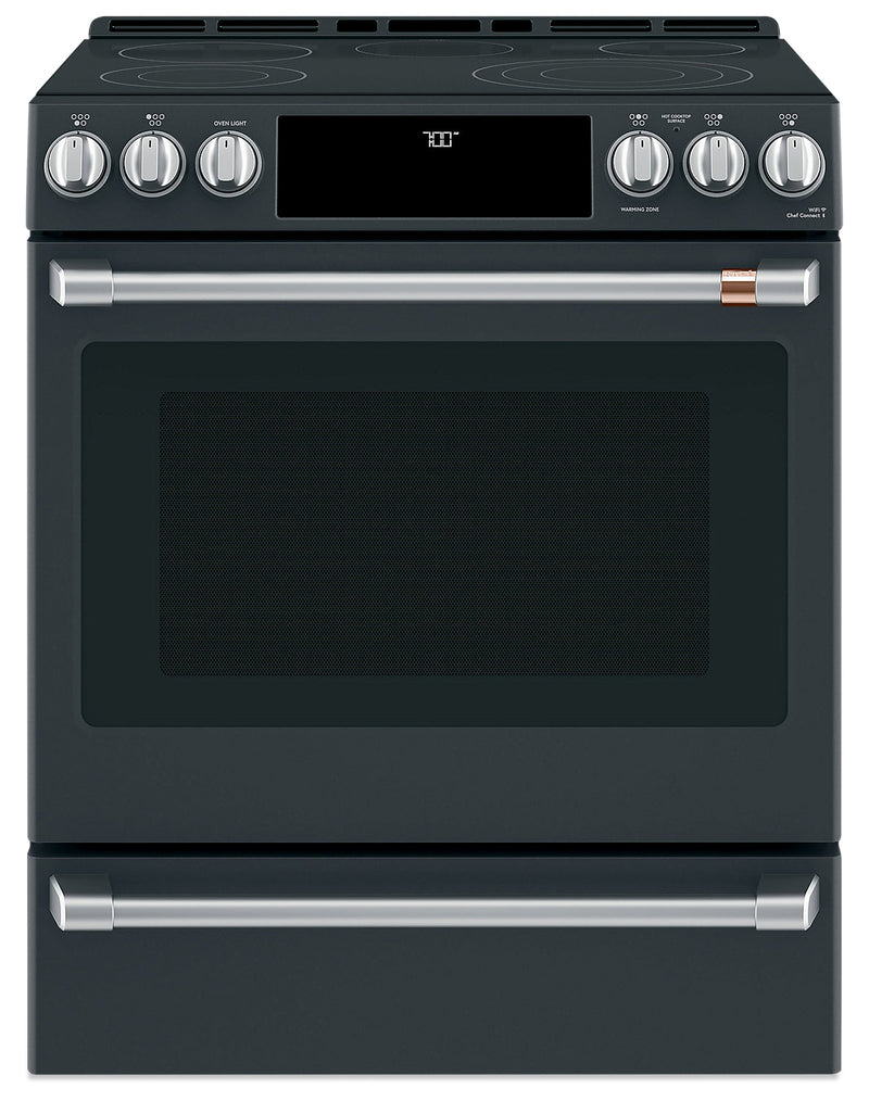 Café 30" Slide-In Radiant and Convection Electric Range - CCES700P3MD1|Cuisinière électrique encastrée Café de 30 po à éléments radiants et à convection - CCES700P3MD1|CCES700M