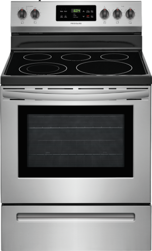 Frigidaire 30" Electric Range - Stainless Steel - FCRE306CAS|FCRE306S