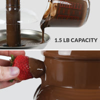 Nostalgia 3-Tier 1.5-Pound Chocolate Fondue Fountain - CFF965