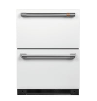 Café Brushed Stainless Under-Counter Refrigerator Handle Kit - CXQD2H2PNSS|Trousse de poignées Café acier inoxydable brossé pour réfrigérateur sous le comptoir - CXQD2H2PNSS