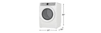 Front Load Gas Dryer – 8.0 Cu. Ft. - ELFG7337AW | ELFG7337