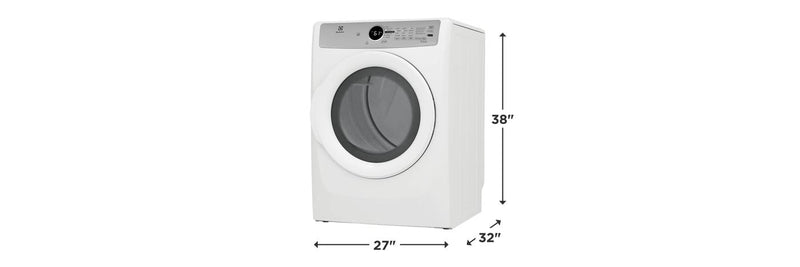 Front Load Gas Dryer – 8.0 Cu. Ft. - ELFG7337AW | ELFG7337