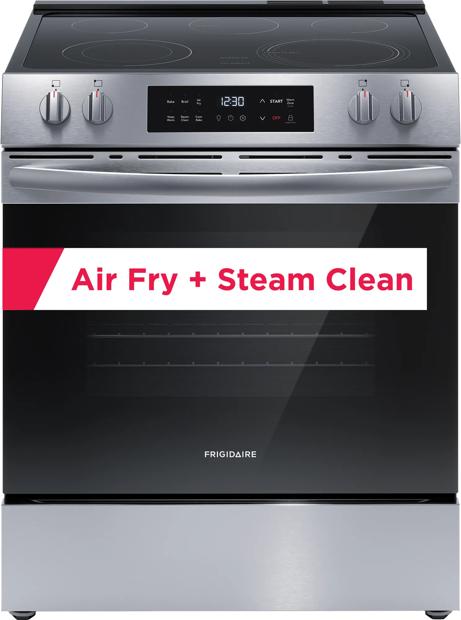Frigidaire 30'' Stainless Steel Front Control Electric Range - FCFE308CBS | FCFE308C