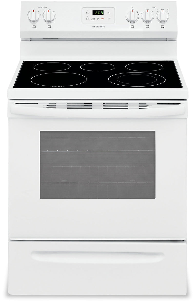 Frigidaire 30" 5.3 Cu. Ft. Electric Range - FCRE305CAW - Electric Range in White
