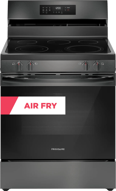 Frigidaire 30'' Electric Range with Air Fry-FCRE8CAD