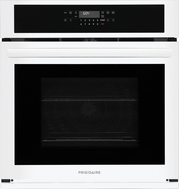 Frigidaire 27'' White Single Wall Oven - FCWS2730AW | FCWS273W