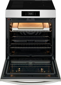 Frigidaire Gallery 6.2 Cu. Ft. Induction Range with Stone-Baked Pizza - Smudge-Proof® Stainless Steel - GCFI307CBF | Cuisinière à induction Frigidaire Gallery de 6,2 pi³ avec pizza cuite sur pierre - acier inoxydable Smudge-ProofMD - GCFI307CBF