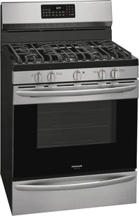 Frigidaire Gallery 5 Cu. Ft. Freestanding Gas Range with Air Fry - GCRG3060AF - Gas Range in Smudge-proof Stainless Steel 