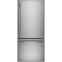 GE 21 Cu. Ft. Bottom Mount Refrigerator Stainless Steel - GDE21EYKFS | GDE21EYK