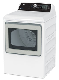 GE 7.4 Cu. Ft. Electric Dryer with SaniFresh Cycle - White - GTD68EBMRWS | Sécheuse électrique GE de 7,4 pi³ avec cycle SaniFresh - blanche - GTD68EBMRWS