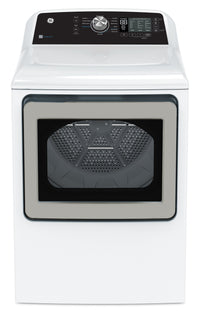 GE 7.4 Cu. Ft. Electric Dryer with SaniFresh Cycle - White - GTD68EBMRWS | Sécheuse électrique GE de 7,4 pi³ avec cycle SaniFresh - blanche - GTD68EBMRWS