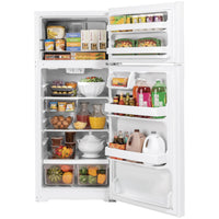 GE Energy Star® 16.6 Cu. Ft. Top-Freezer Refrigerator White - GTE17GTNRWW | GTE17GRW