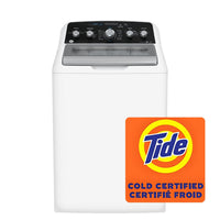 GE 4.9 Cu. Ft. Top Load Agitator Washer - White - GTW491BMRWS | Laveuse GE à chargement par le haut de 4,9 pi³ avec agitateur - blanche - GTW491BMRWS