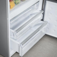 Stainless Steel Haier 15 Cu. Ft. Bottom Freezer Swing Door Refrigerator - HRB15N3BGS | HRB15N3S
