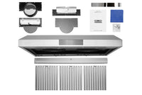 Hauslane 36-Inch Under Cabinet Stainless Steel Range Hood - UC-PS18SS-36|Hotte de cuisinière sous l'armoire Hauslane de 36 po en acier inoxydable - UC-PS18SS-36