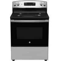 GE 5 Cu. Ft. Electric Range - JCBS325SWSS| Cuisinière électrique GE de 5 pi3 - JCBS325SWSS|JCBS325S