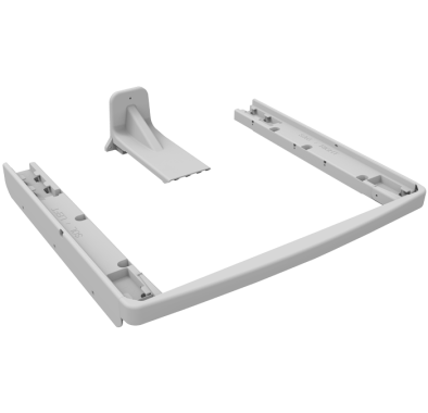 24″ FRONT LOAD AEG LAVAMAT STACKING KIT, WHITE - KIT-ST1 | KITSTCK1