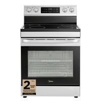 Midea 30" 6.3 Cu. Ft. Electric Range - MER30B14ASTC  | Cuisinière électrique Midea de 30 po et à capacité de 6,3 pi3 - MER30B14ASTC  | MER30STC