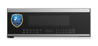 Midea 1.2 Cu. Ft. Slim Over-the-Range Microwave with 400 CFM - Stainless Steel - MMO12S14ASTC | Four à micro-ondes à hotte intégrée mince Midea de 1,2 pi³ et de 400 pi3/min - acier inoxydable - MMO12S14ASTC | MMO12S14