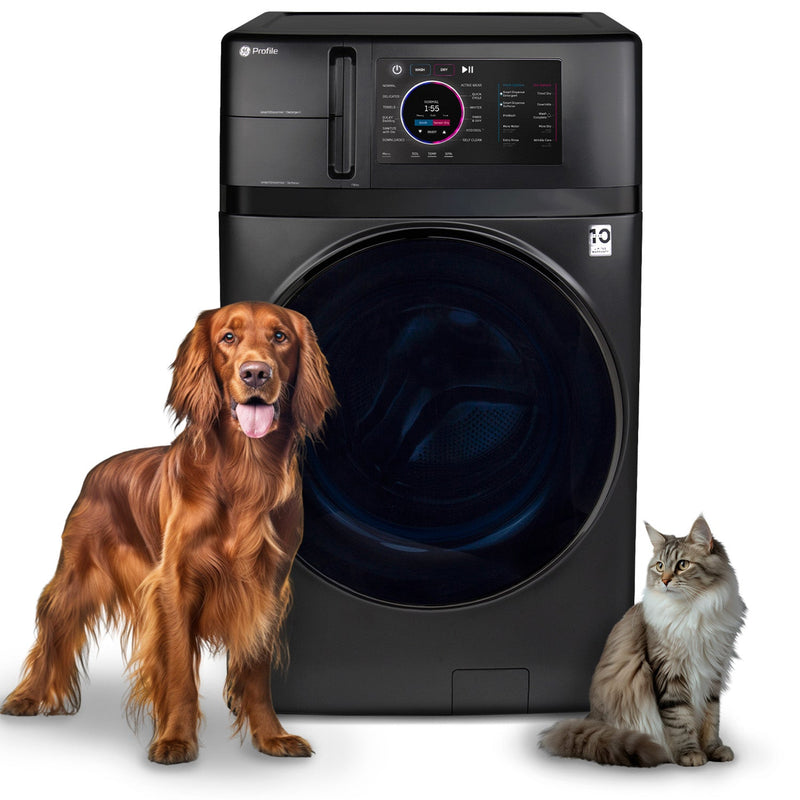 Profile 5.5 Cu. Ft. UltraFast All-in-One Washer/Dryer with Ventless Heat Pump and Pet Hair Removal Mode - PFQ97HSPVDS | Laveuse-sécheuse tout-en-un UltraFast de Profile de 5,5 pi3 avec pompe à chaleur sans conduit - PFQ97HSPVDS | PFQ97HSP