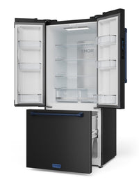 Gordon Ramsay Collection by Thor Kitchen 30" 17.5 Cu. Ft. Counter-Depth French-Door Refrigerator - RF3017FFD00-BLU|Réfrigérateur collection Gordon Ramsay de Thor Kitchen de 30 po et de 17,5 pi3 de profondeur comptoir à portes françaises - RF3017FFD00-BLU