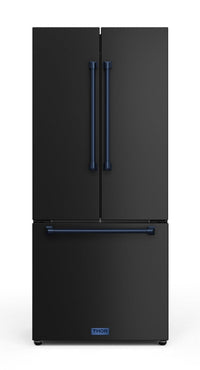 Gordon Ramsay Collection by Thor Kitchen 30" 17.5 Cu. Ft. Counter-Depth French-Door Refrigerator - RF3017FFD00-BLU|Réfrigérateur collection Gordon Ramsay de Thor Kitchen de 30 po et de 17,5 pi3 de profondeur comptoir à portes françaises - RF3017FFD00-BLU