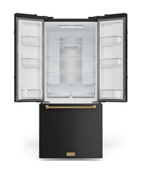 Gordon Ramsay Collection by Thor Kitchen 30" 17.5 Cu. Ft. Counter-Depth French-Door Refrigerator - RF3017FFD00-BRZ|Réfrigérateur collection Gordon Ramsay de Thor Kitchen de 30 po et de 17,5 pi3 de profondeur comptoir à portes françaises - RF3017FFD00-BRZ
