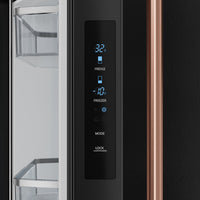 Gordon Ramsay Collection by Thor Kitchen 30" 17.5 Cu. Ft. Counter-Depth French-Door Refrigerator - RF3017FFD00-RSG|Réfrigérateur collection Gordon Ramsay de Thor Kitchen de 30 po et de 17,5 pi3 de profondeur comptoir à portes françaises - RF3017FFD00-RSG
