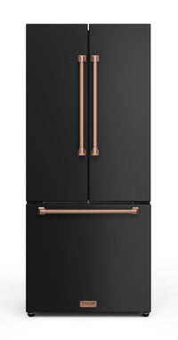 Gordon Ramsay Collection by Thor Kitchen 30" 17.5 Cu. Ft. Counter-Depth French-Door Refrigerator - RF3017FFD00-RSG|Réfrigérateur collection Gordon Ramsay de Thor Kitchen de 30 po et de 17,5 pi3 de profondeur comptoir à portes françaises - RF3017FFD00-RSG