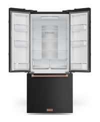 Gordon Ramsay Collection by Thor Kitchen 30" 17.5 Cu. Ft. Counter-Depth French-Door Refrigerator - RF3017FFD00-RSG|Réfrigérateur collection Gordon Ramsay de Thor Kitchen de 30 po et de 17,5 pi3 de profondeur comptoir à portes françaises - RF3017FFD00-RSG