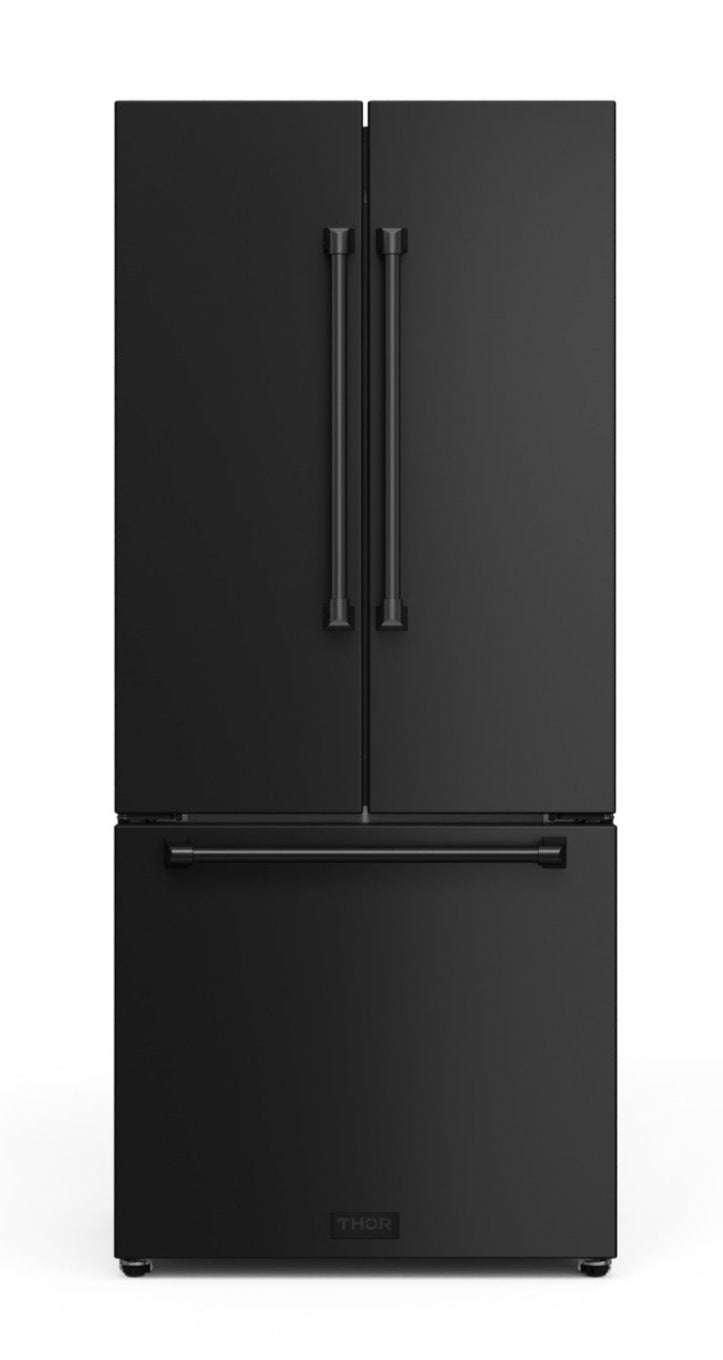 Gordon Ramsay Collection by Thor Kitchen 30" 17.5 Cu. Ft. Counter-Depth French-Door Refrigerator - RF3017FFD00|Réfrigérateur collection Gordon Ramsay de Thor Kitchen de 30 po et de 17,5 pi3 de profondeur comptoir à portes françaises - RF3017FFD00