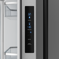 Gordon Ramsay Collection by Thor Kitchen 30" 17.5 Cu. Ft. Counter-Depth French-Door Refrigerator - RF3017FFD99-BLK|Réfrigérateur collection Gordon Ramsay de Thor Kitchen de 30 po et de 17,5 pi3 de profondeur comptoir à portes françaises - RF3017FFD99-BLK