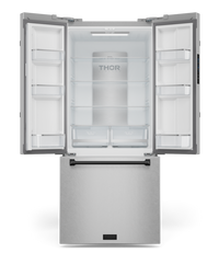 Gordon Ramsay Collection by Thor Kitchen 30" 17.5 Cu. Ft. Counter-Depth French-Door Refrigerator - RF3017FFD99-BLK|Réfrigérateur collection Gordon Ramsay de Thor Kitchen de 30 po et de 17,5 pi3 de profondeur comptoir à portes françaises - RF3017FFD99-BLK