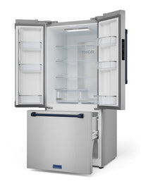 Gordon Ramsay Collection by Thor Kitchen 30" 17.5 Cu. Ft. Counter-Depth French-Door Refrigerator - RF3017FFD99-BLU|Réfrigérateur collection Gordon Ramsay de Thor Kitchen de 30 po et de 17,5 pi3 de profondeur comptoir à portes françaises - RF3017FFD99-BLU