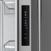 Gordon Ramsay Collection by Thor Kitchen 30" 17.5 Cu. Ft. Counter-Depth French-Door Refrigerator - RF3017FFD99|Réfrigérateur collection Gordon Ramsay de Thor Kitchen de 30 po et de 17,5 pi3 de profondeur comptoir à portes françaises - RF3017FFD99