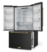 Gordon Ramsay Collection by Thor Kitchen 36" 20.3 Cu. Ft. Counter-Depth French-Door Refrigerator - RF3621CTD00-BRZ|Réfrigérateur collection Gordon Ramsay de Thor Kitchen de 36 po et de 20,3 pi3 de profondeur comptoir à portes françaises - RF3621CTD00-BRZ