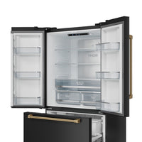 Gordon Ramsay Collection by Thor Kitchen 36" 20.3 Cu. Ft. Counter-Depth French-Door Refrigerator - RF3621CTD00-BRZ|Réfrigérateur collection Gordon Ramsay de Thor Kitchen de 36 po et de 20,3 pi3 de profondeur comptoir à portes françaises - RF3621CTD00-BRZ