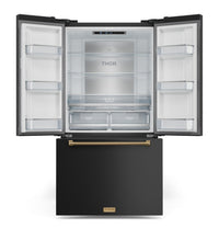 Gordon Ramsay Collection by Thor Kitchen 36" 20.3 Cu. Ft. Counter-Depth French-Door Refrigerator - RF3621CTD00-BRZ|Réfrigérateur collection Gordon Ramsay de Thor Kitchen de 36 po et de 20,3 pi3 de profondeur comptoir à portes françaises - RF3621CTD00-BRZ