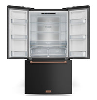 Gordon Ramsay Collection by Thor Kitchen 36" 20.3 Cu. Ft. Counter-Depth French-Door Refrigerator - RF3621CTD00-RSG|Réfrigérateur collection Gordon Ramsay de Thor Kitchen de 36 po et de 20,3 pi3 de profondeur comptoir à portes françaises - RF3621CTD00-RSG