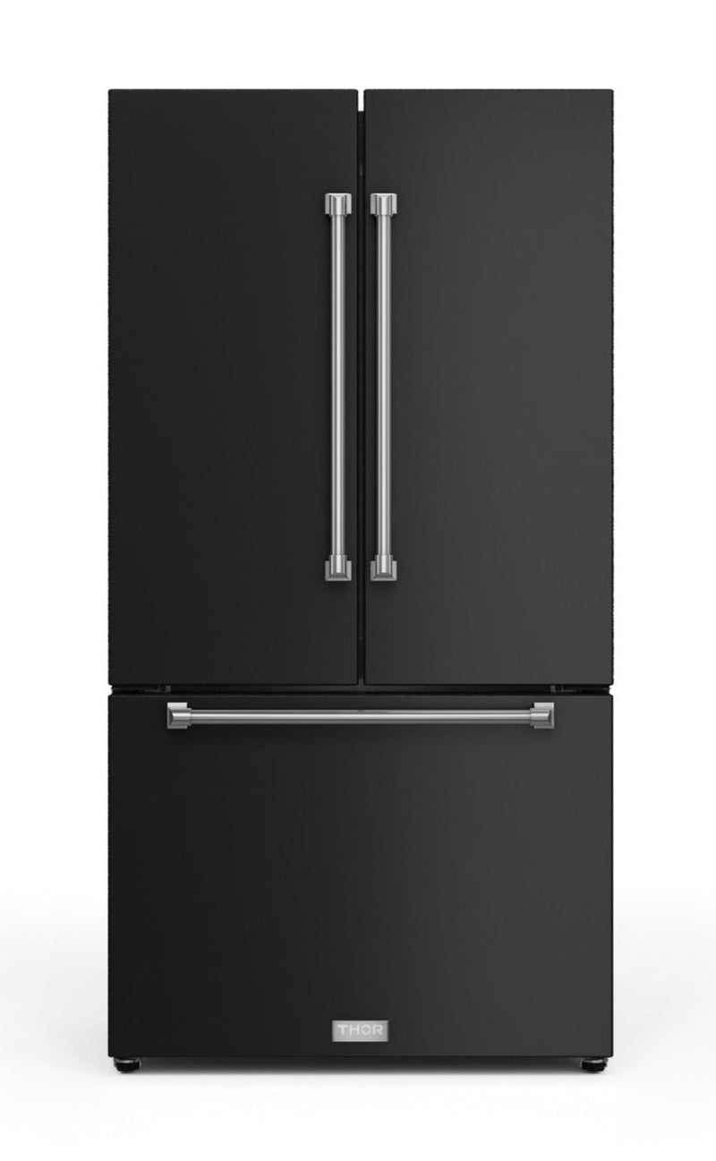 Gordon Ramsay Collection by Thor Kitchen 36" 20.3 Cu. Ft. Counter-Depth French-Door Refrigerator - RF3621CTD00-SS|Réfrigérateur collection Gordon Ramsay de Thor Kitchen de 36 po et de 20,3 pi3 de profondeur comptoir à portes françaises - RF3621CTD00-SS