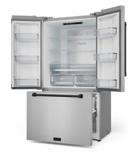 Gordon Ramsay Collection by Thor Kitchen 36" 20.3 Cu. Ft. Counter-Depth French-Door Refrigerator - RF3621CTD99-BLK|Réfrigérateur collection Gordon Ramsay de Thor Kitchen de 36 po et de 20,3 pi3 de profondeur comptoir à portes françaises - RF3621CTD99-BLK