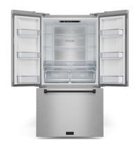 Gordon Ramsay Collection by Thor Kitchen 36" 20.3 Cu. Ft. Counter-Depth French-Door Refrigerator - RF3621CTD99-BLK|Réfrigérateur collection Gordon Ramsay de Thor Kitchen de 36 po et de 20,3 pi3 de profondeur comptoir à portes françaises - RF3621CTD99-BLK