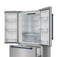 Gordon Ramsay Collection by Thor Kitchen 36" 20.3 Cu. Ft. Counter-Depth French-Door Refrigerator - RF3621CTD99-BLU|Réfrigérateur collection Gordon Ramsay de Thor Kitchen de 36 po et de 20,3 pi3 de profondeur comptoir à portes françaises - RF3621CTD99-BLU