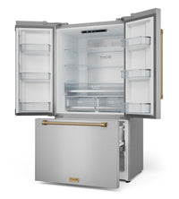 Gordon Ramsay Collection by Thor Kitchen 36" 20.3 Cu. Ft. Counter-Depth French-Door Refrigerator - RF3621CTD99-BRZ|Réfrigérateur collection Gordon Ramsay de Thor Kitchen de 36 po et de 20,3 pi3 de profondeur comptoir à portes françaises - RF3621CTD99-BRZ