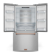 Gordon Ramsay Collection by Thor Kitchen 36" 20.3 Cu. Ft. Counter-Depth French-Door Refrigerator - RF3621CTD99-RSG|Réfrigérateur collection Gordon Ramsay de Thor Kitchen de 36 po et de 20,3 pi3 de profondeur comptoir à portes françaises - RF3621CTD99-RSG