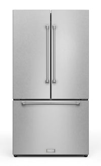 Gordon Ramsay Collection by Thor Kitchen 36" 20.3 Cu. Ft. Counter-Depth French-Door Refrigerator - RF3621CTD99|Réfrigérateur collection Gordon Ramsay de Thor Kitchen de 36 po et de 20,3 pi3 de profondeur comptoir à portes françaises - RF3621CTD99