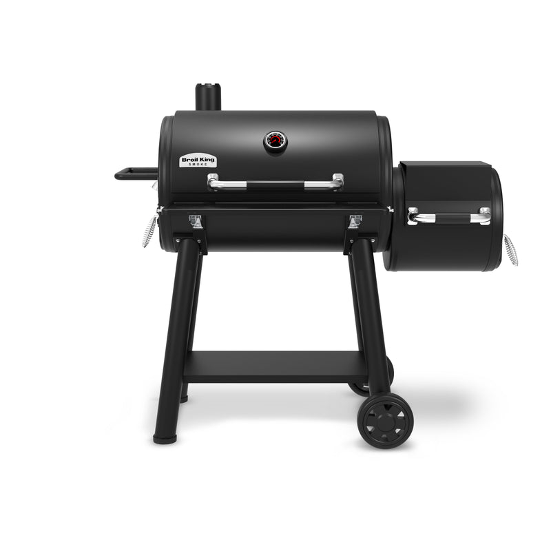 Broil King Regal™ Charcoal Offset 500 955 Sq. In. Charcoal Grill in Black - 958050|Gril à charbon décalé RegalMC Charcoal Offset 500 noir de 955 po2 de Broil King - 958050
