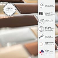 Smart Tiles Peel and Stick 4-Sheet 10 x 9 Backsplash - Muretto Durango|Dosseret Smart Tiles peler et coller 10 x 9, 4 feuilles - Muretto Durango